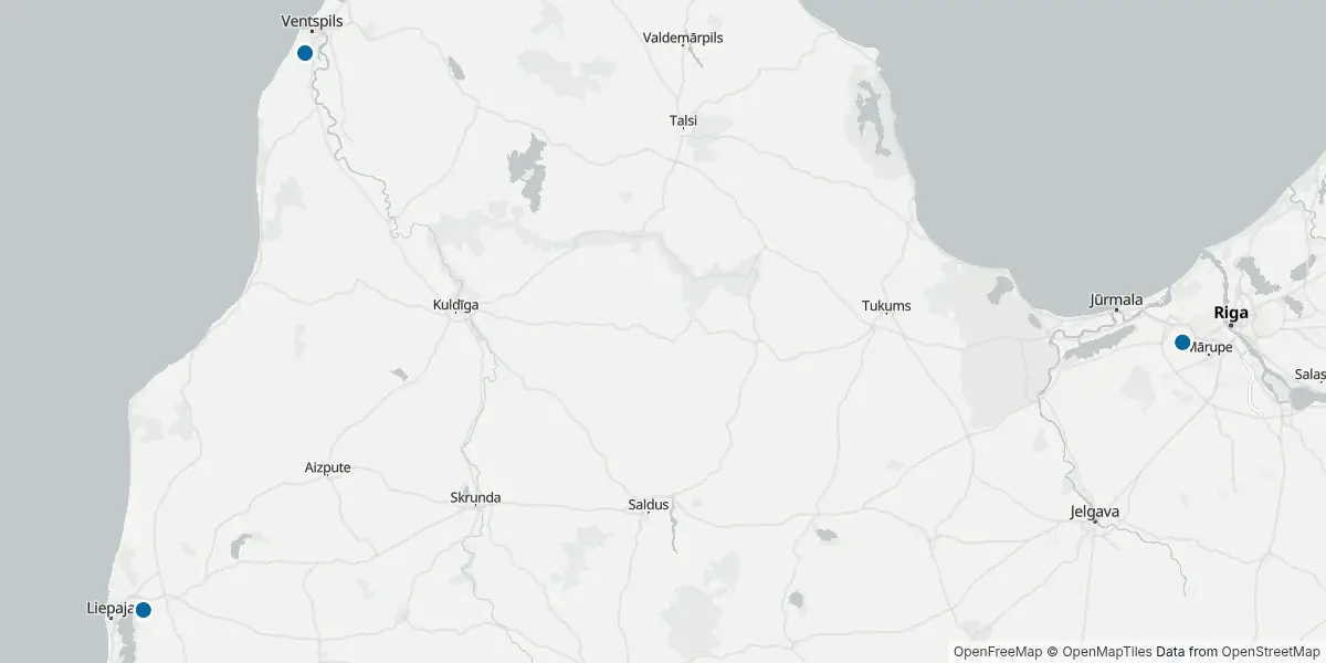 Mapa de aeroportos