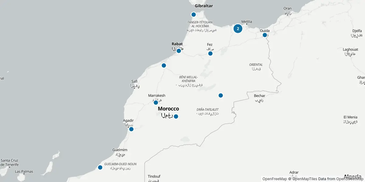 Mappa degli aeroporti