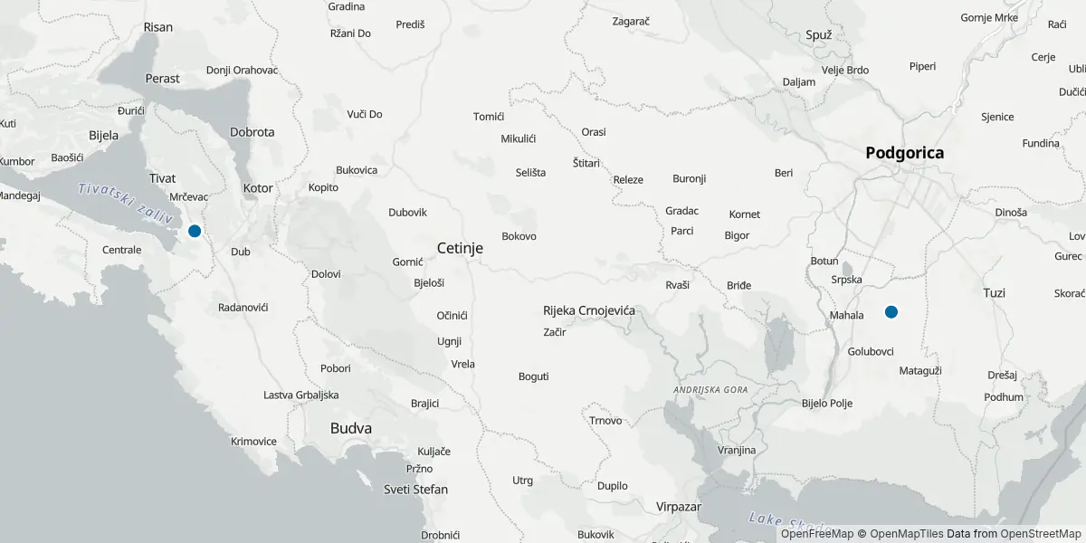 Mappa degli aeroporti