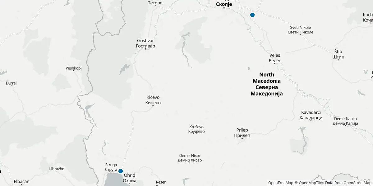 Mappa degli aeroporti