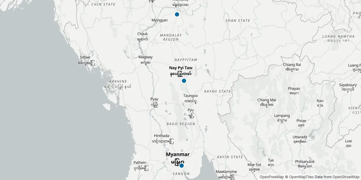 Mappa degli aeroporti