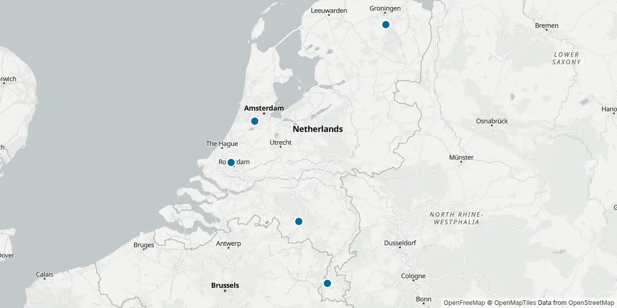 Mappa degli aeroporti