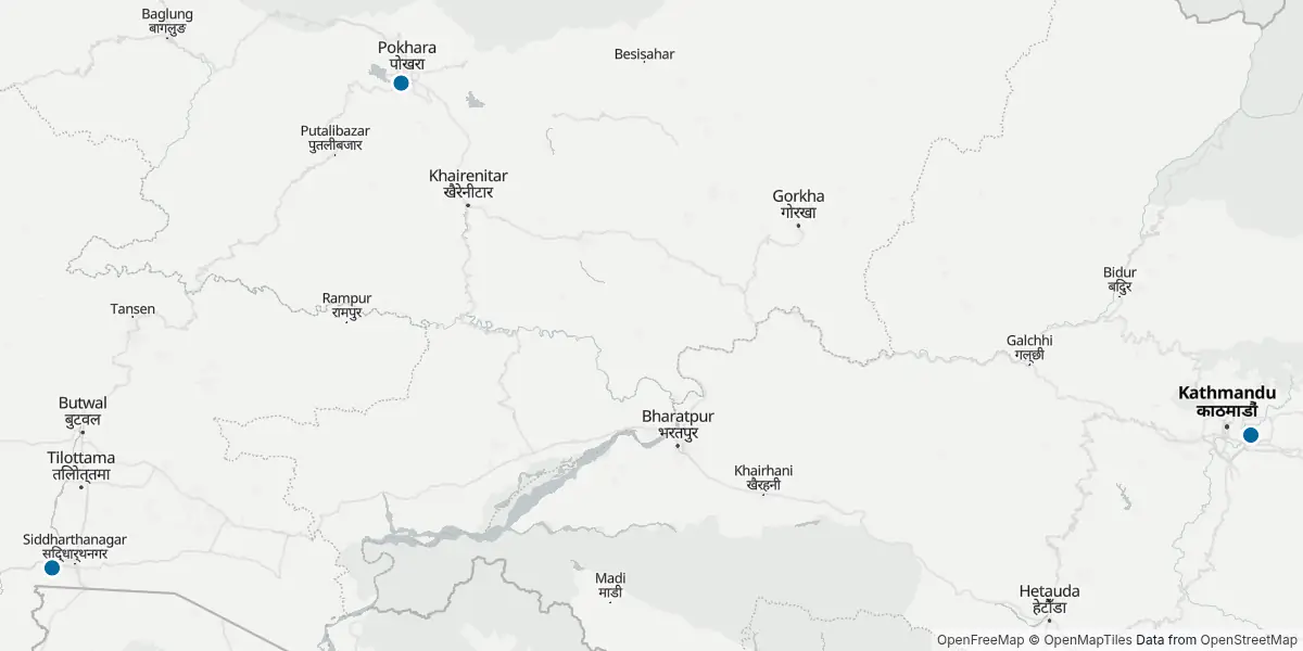Mappa degli aeroporti