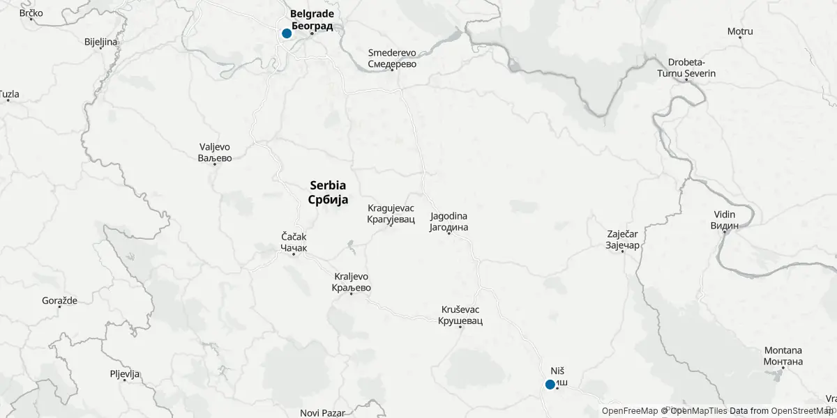 Mappa degli aeroporti